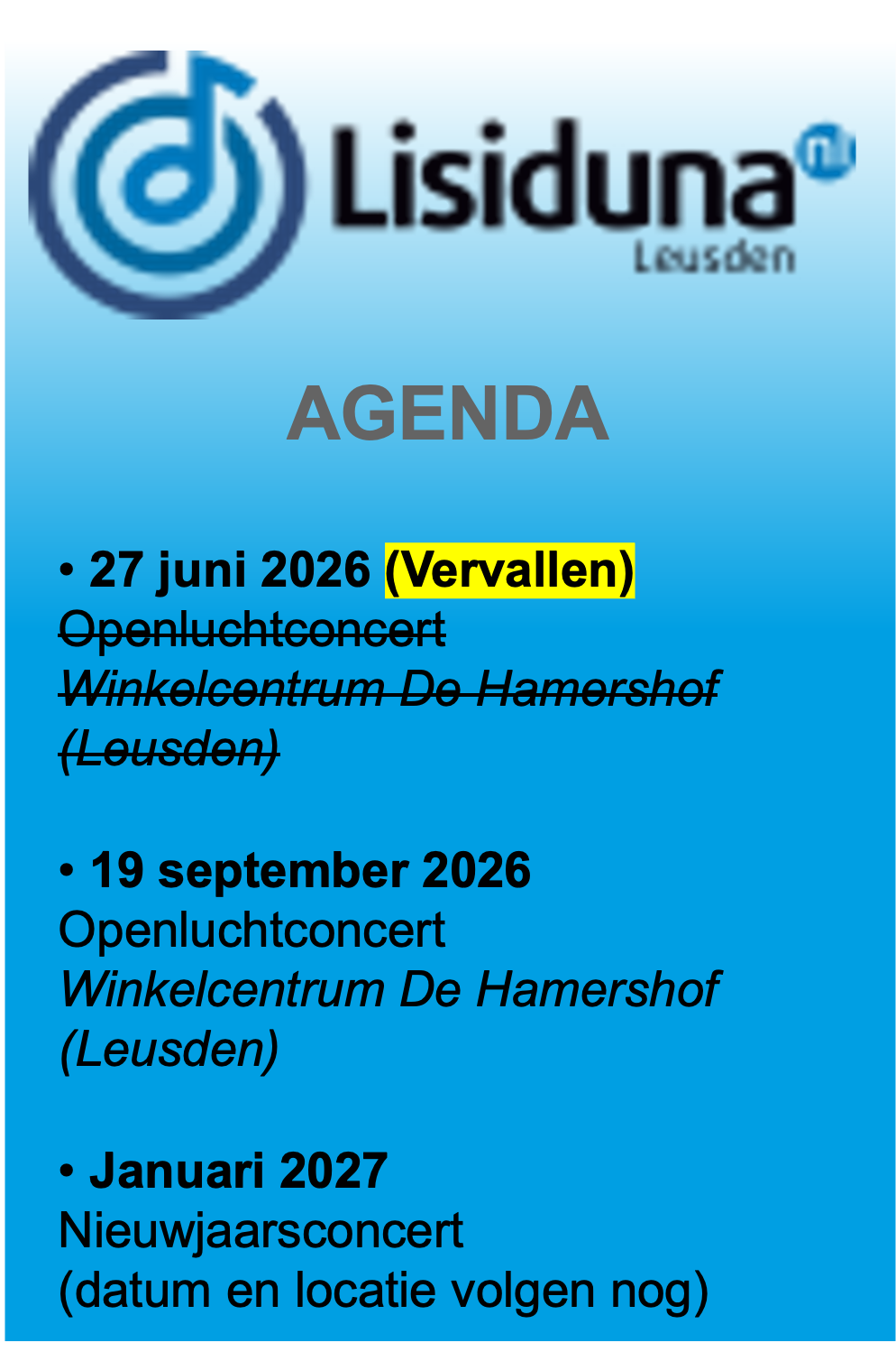 Agenda Lisiduna X